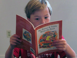 boy reading